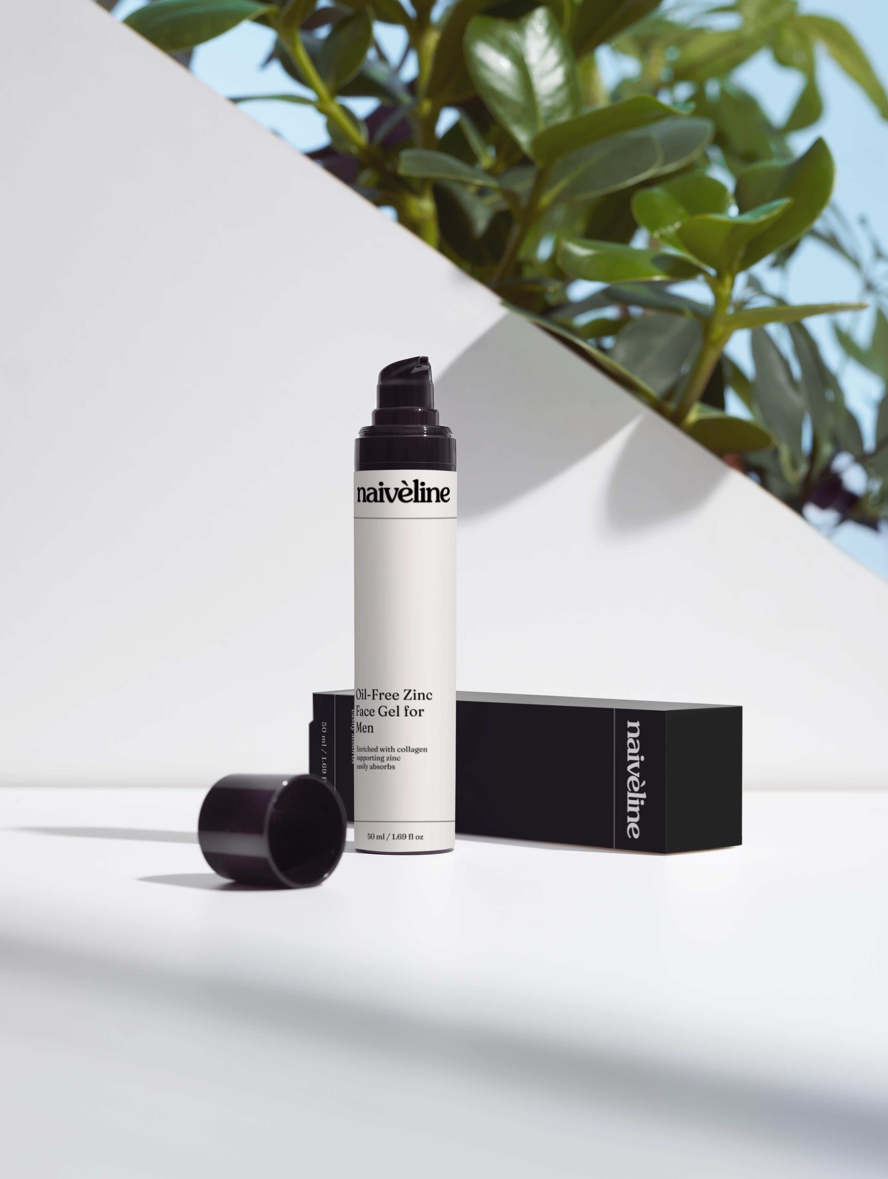 Naive Line Oil-Free Zinc Face Gel for Men