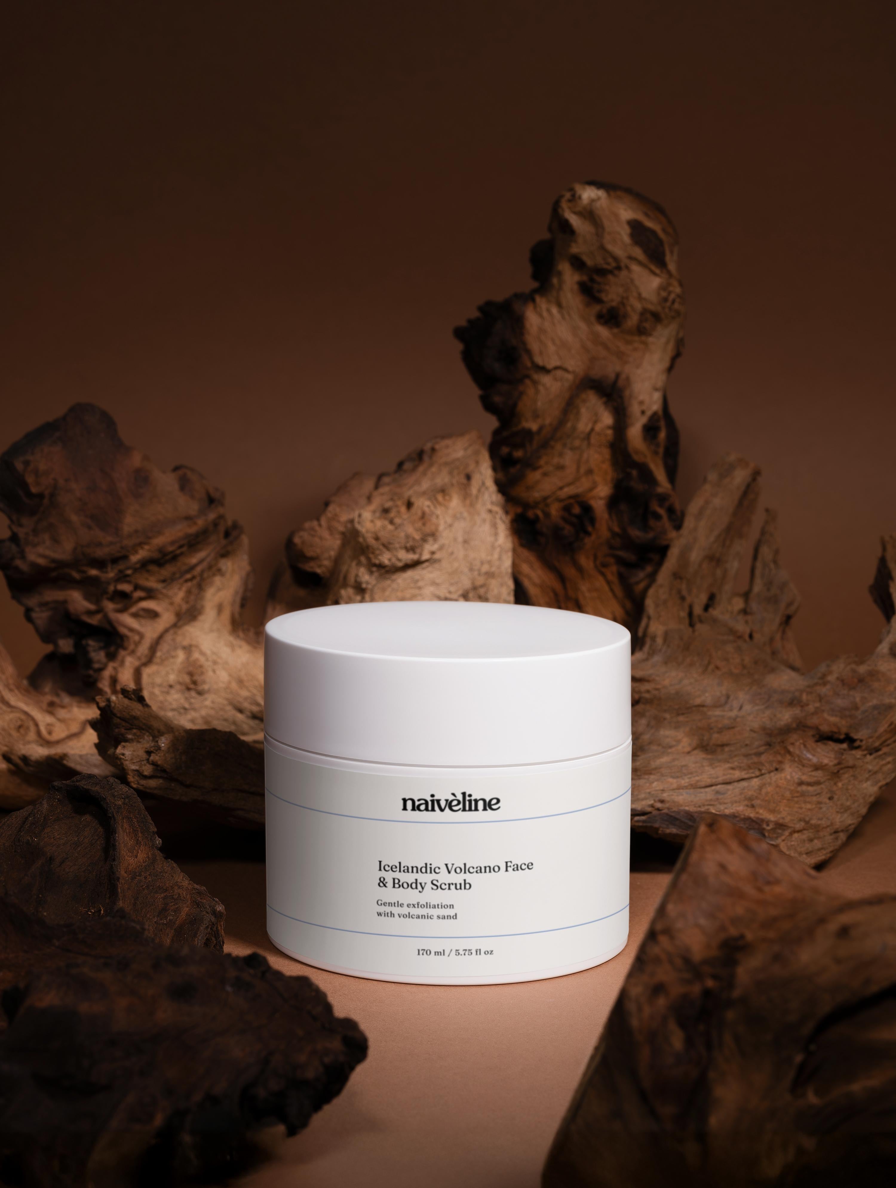 Naive Line Icelandic Volcano Face & Body Scrub