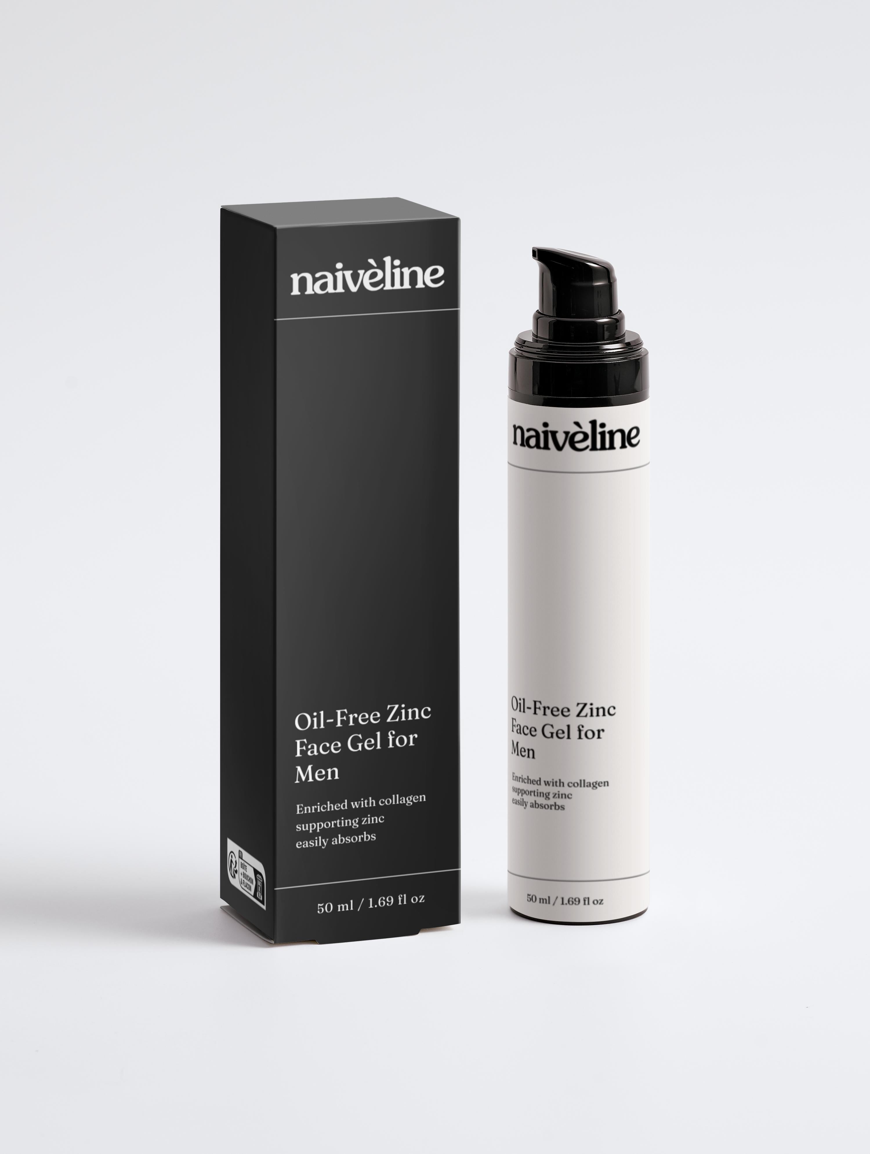 Naive Line Oil-Free Zinc Face Gel for Men