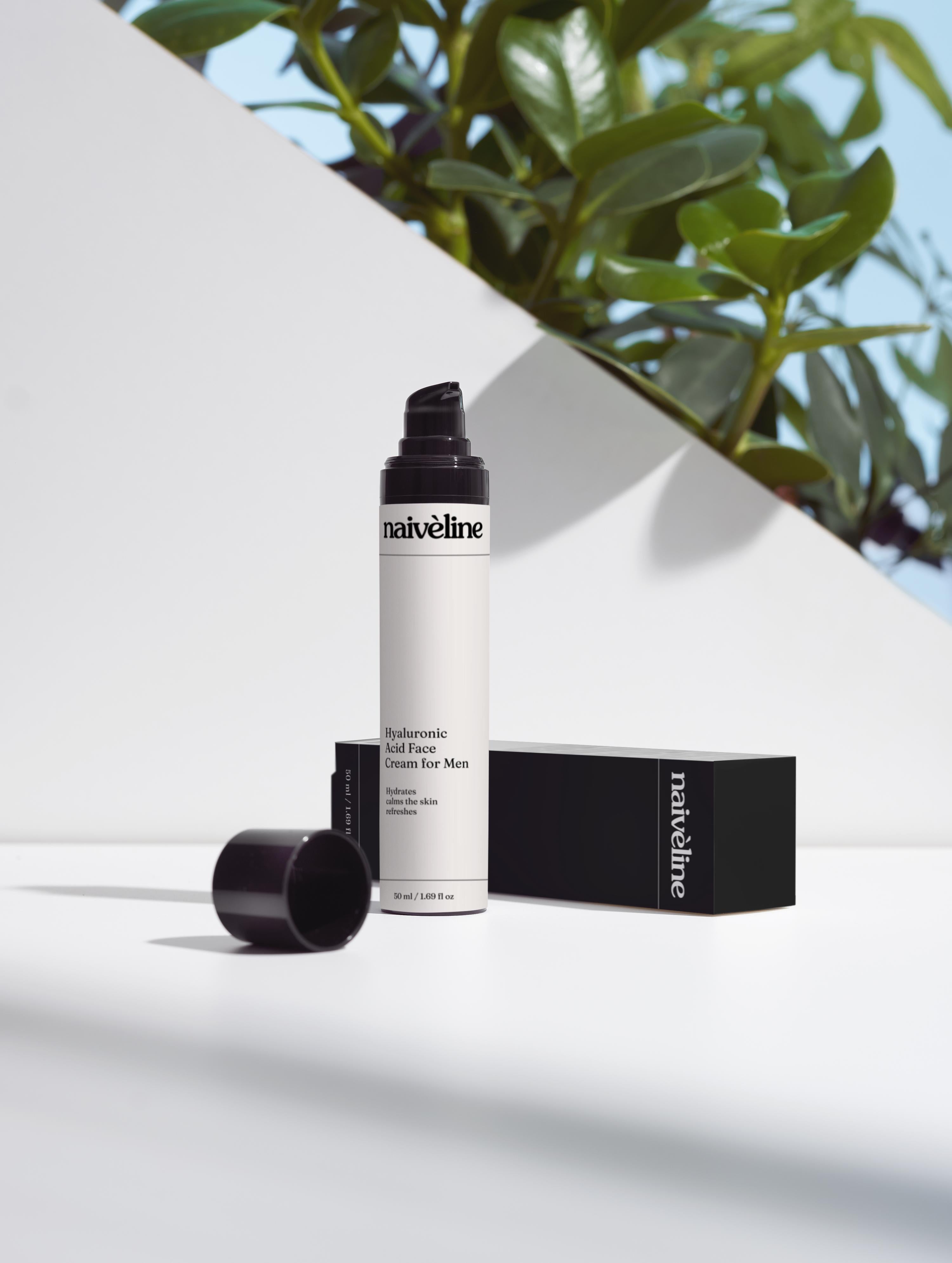 Naive Line Hyaluronic Acid Face Cream for Men