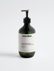 Naive Line Hand & Body Wash, Peppermint & Dark Cedar